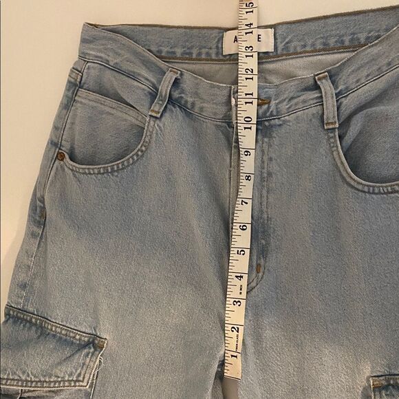 Agolde Minka Denim Cargo Pants Size 28 - Picture 11 of 16